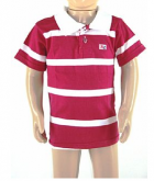Blusa Listrada Gola Polo Infantil REF 204 (Pacote com 10 uni